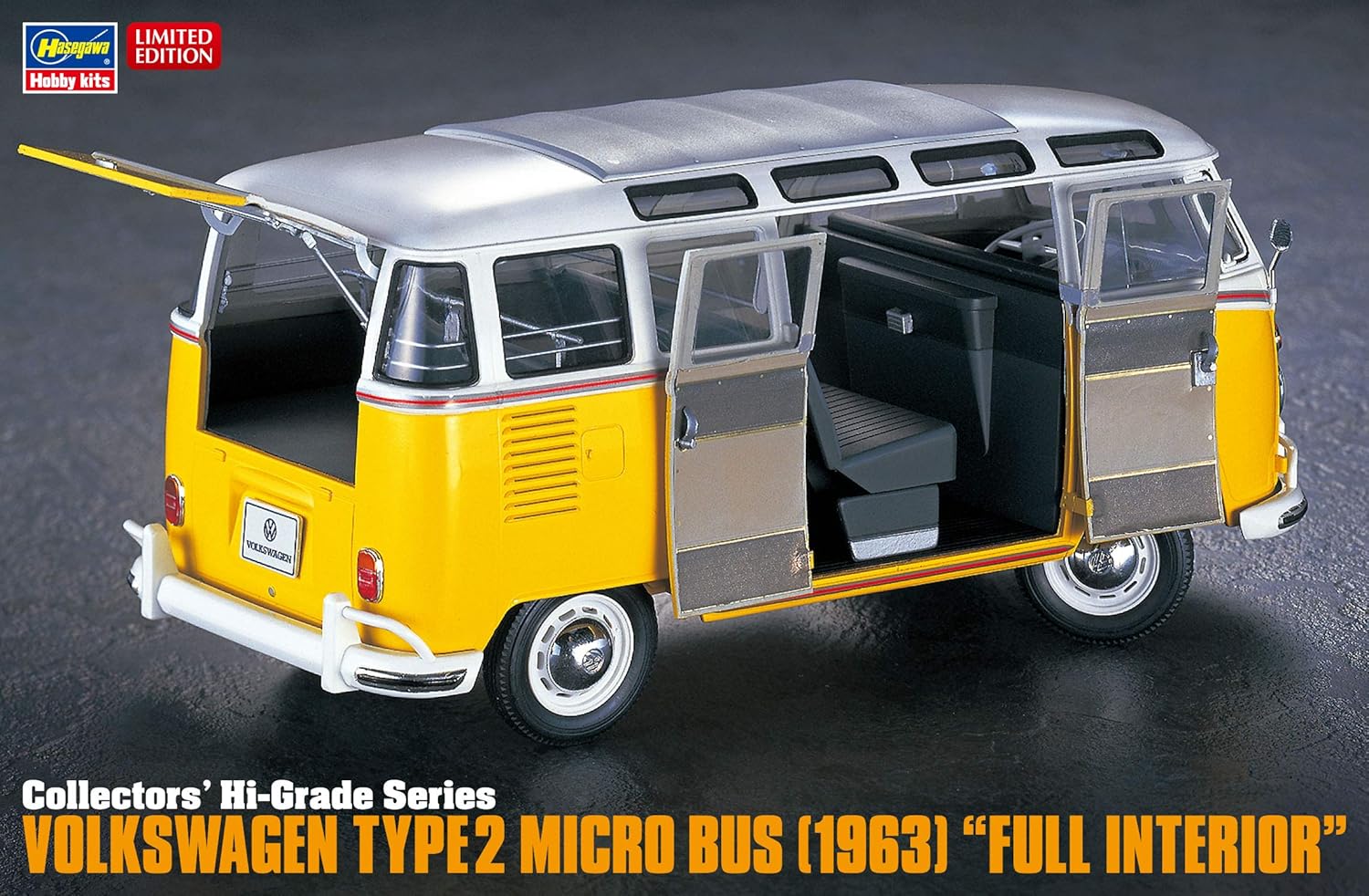 Hasegawa CH48 1/24 Volkswagen Type 2 Microbus (1963) with full interior - Image 5