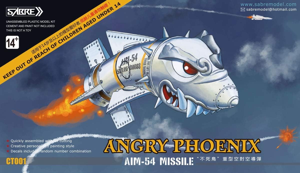Hasegawa CT001 Saber Model Phoenix AIM-54 Missile - Image 6