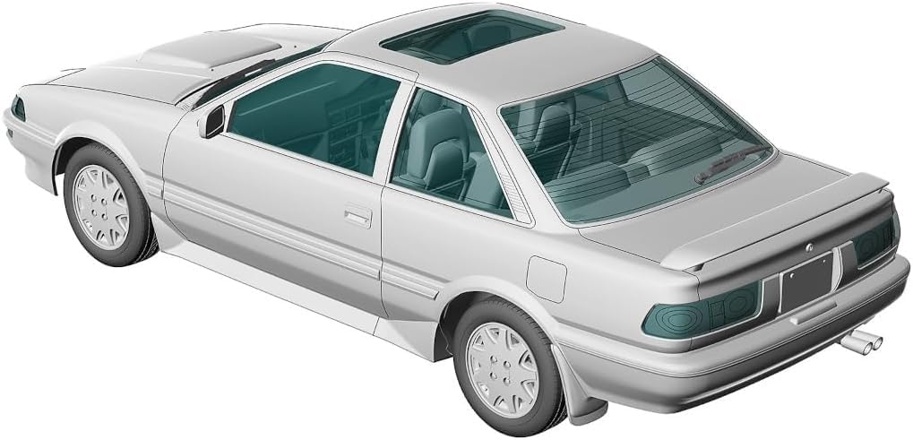 Hasegawa HC069 1/24 Toyota Sprinter Trueno AE92 GT-Z Late Model (1989) - Image 10