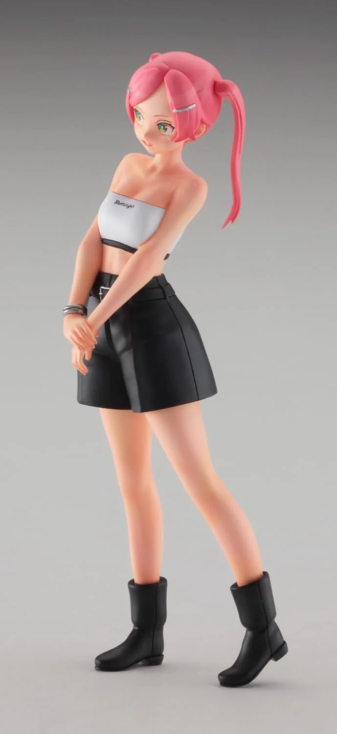 Hasegawa SP612 1/12 Egg Girls Collection No.45 Rio Asaka (Plain Clothes) Unpainted Resin Kit - Image 3