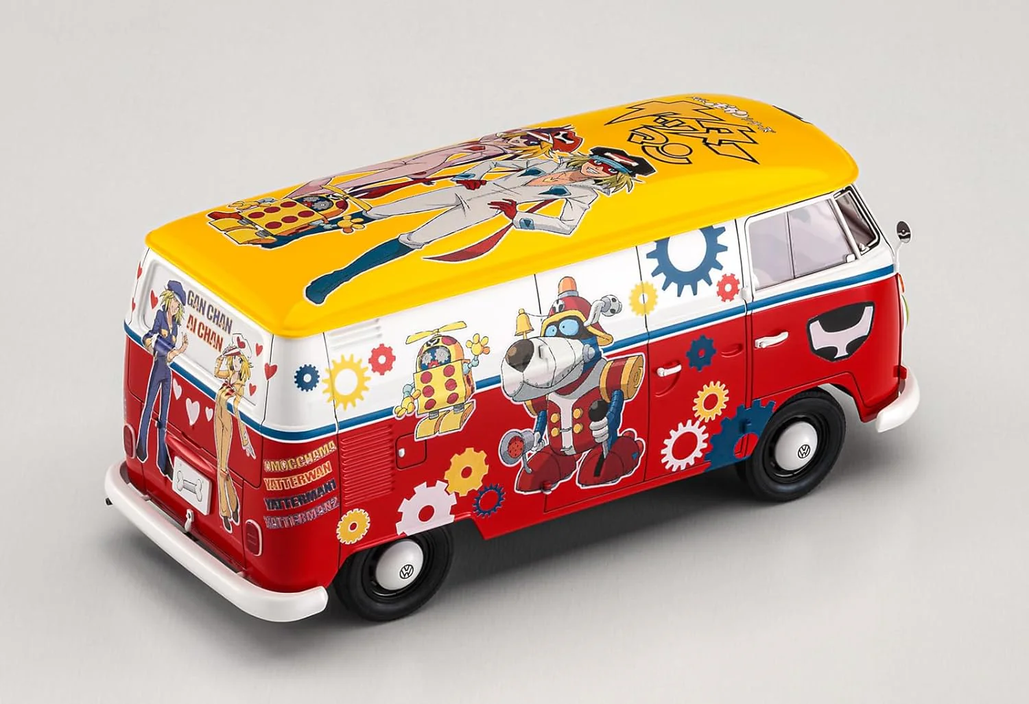 Hasegawa SP613 1/24 Time Bokan Series Yatterman Volkswagen Type 2 Delivery Van Yatterman - Image 6