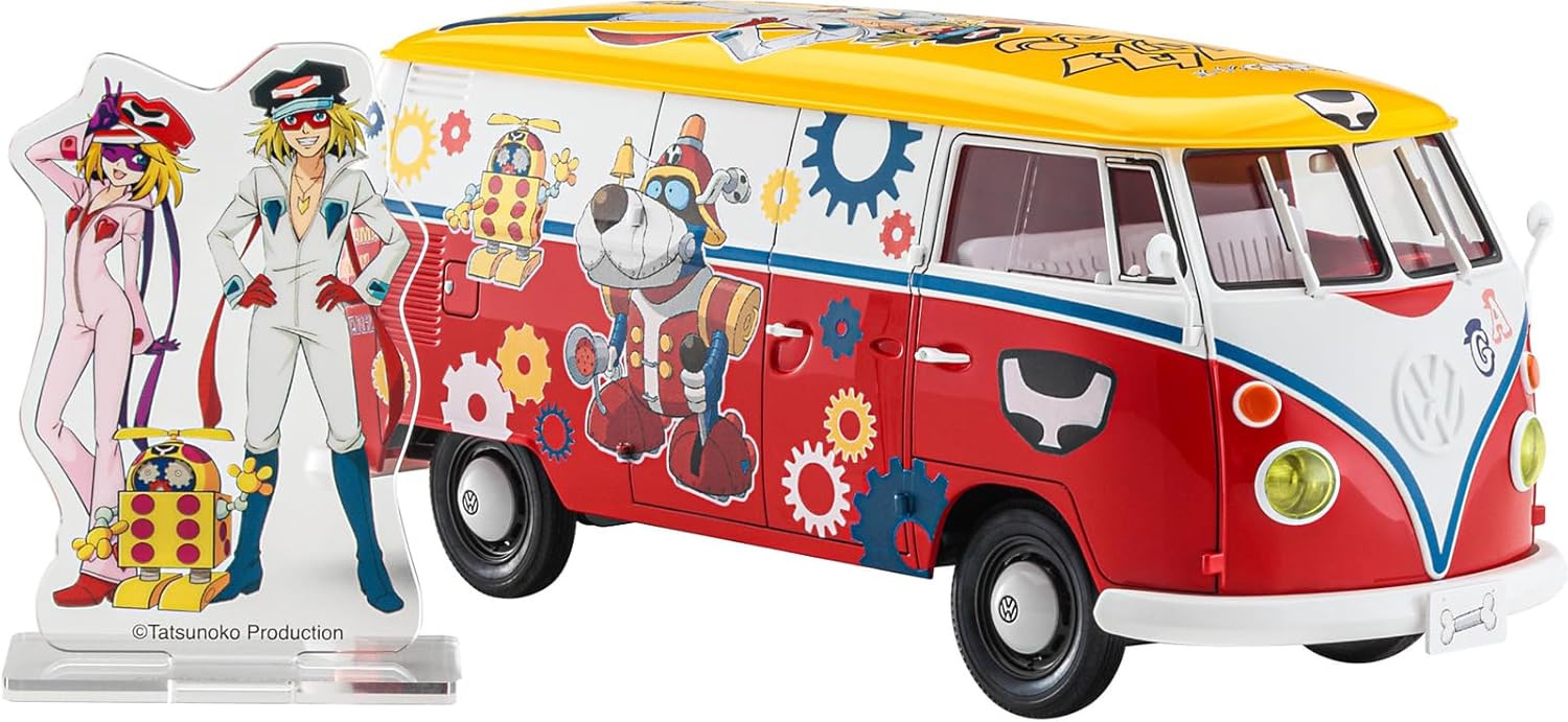 Hasegawa SP613 1/24 Time Bokan Series Yatterman Volkswagen Type 2 Delivery Van Yatterman - Image 7