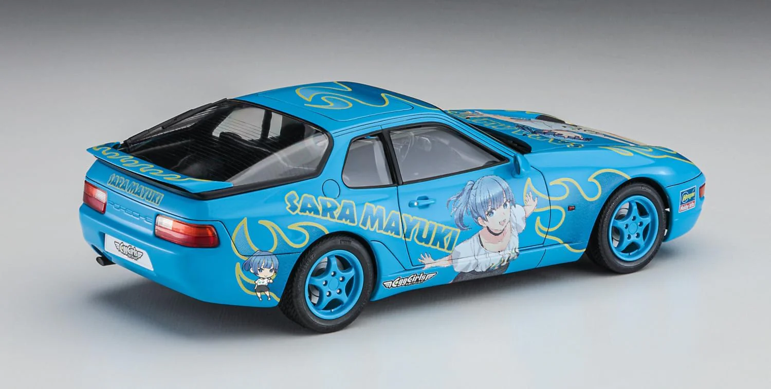 Hasegawa SP615 1/24 Porsche 968 Egg Girls Sara Maiyuki w/Figure - Image 14