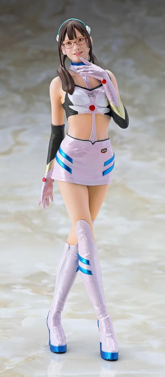 Hasegawa SP660 1/12 12 Real Figure Collection Evangelion Racing Circuit Mate Yukino Runa/Makinami Mari Illustrious - Image 4