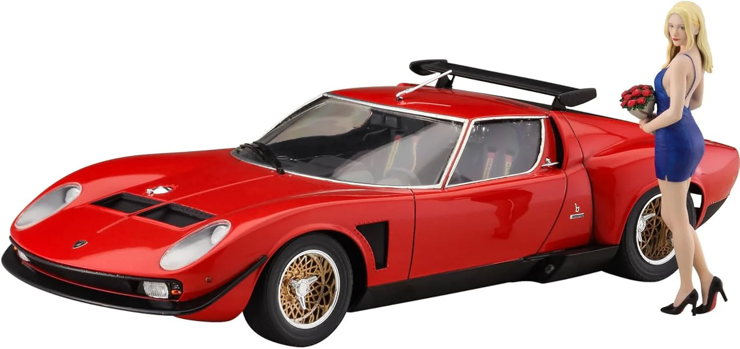 Hasegawa SP679 1/24 Lamborghini Jota SVR with Girl Figure