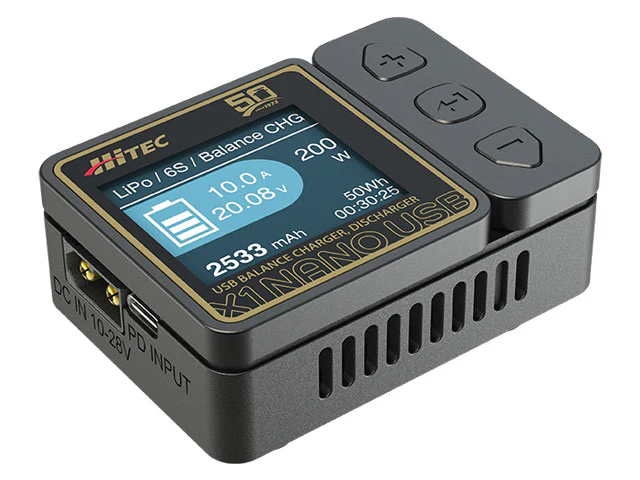 HiTec 44343 X Nano USB (USB Balance Charger, Discharger) - Image 3