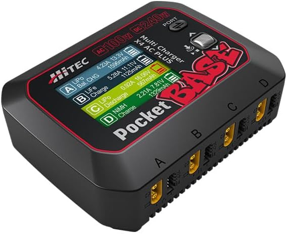 HiTEC 44367 Multi Charger X4 AC PLUS [Pocket BASE] - Image 2