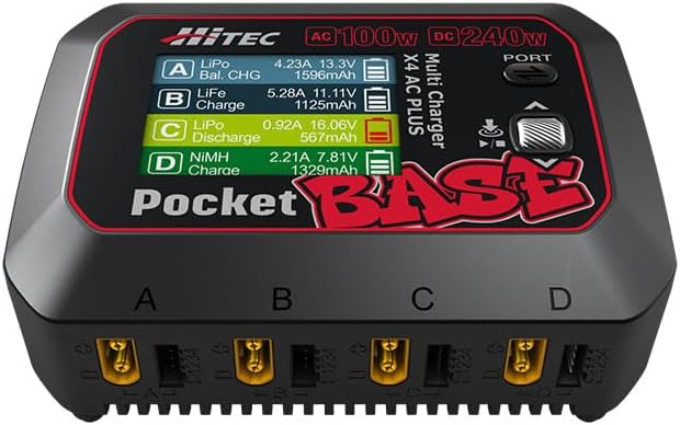 HiTEC 44367 Multi Charger X4 AC PLUS [Pocket BASE] - Image 3