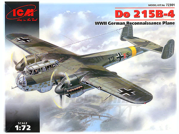 ICM 7230 1/72 Do 215B-4 WWII German Reconnaissance Plane