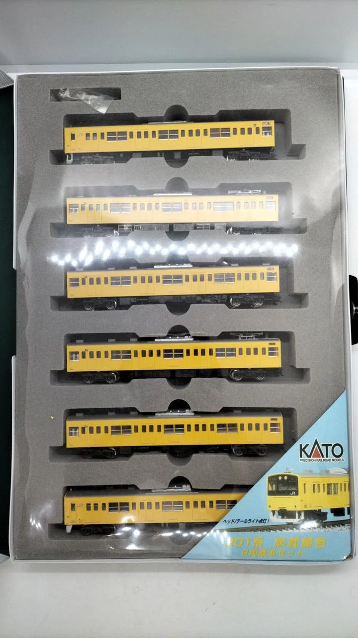 KATO 1/150 201 Series Sobu Line Color Basic 6-Car Set - Image 12