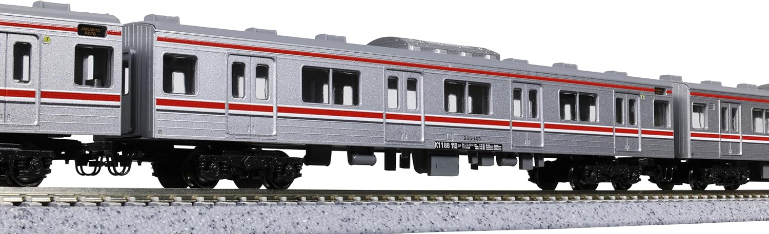 KATO 10-1755 N Gauge Indonesian Commuter Railway 205 Series 12-Car Set - Image 16