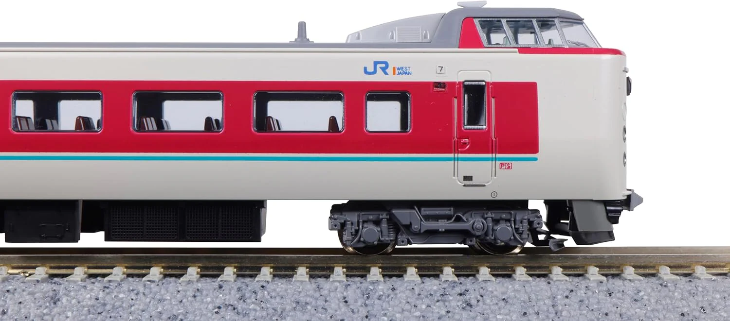 KATO 10-1779 N Gauge 381 Series "Yutaka Yakumo" (Normal Formation, Gray Bogie) 7-Car Set - Image 8