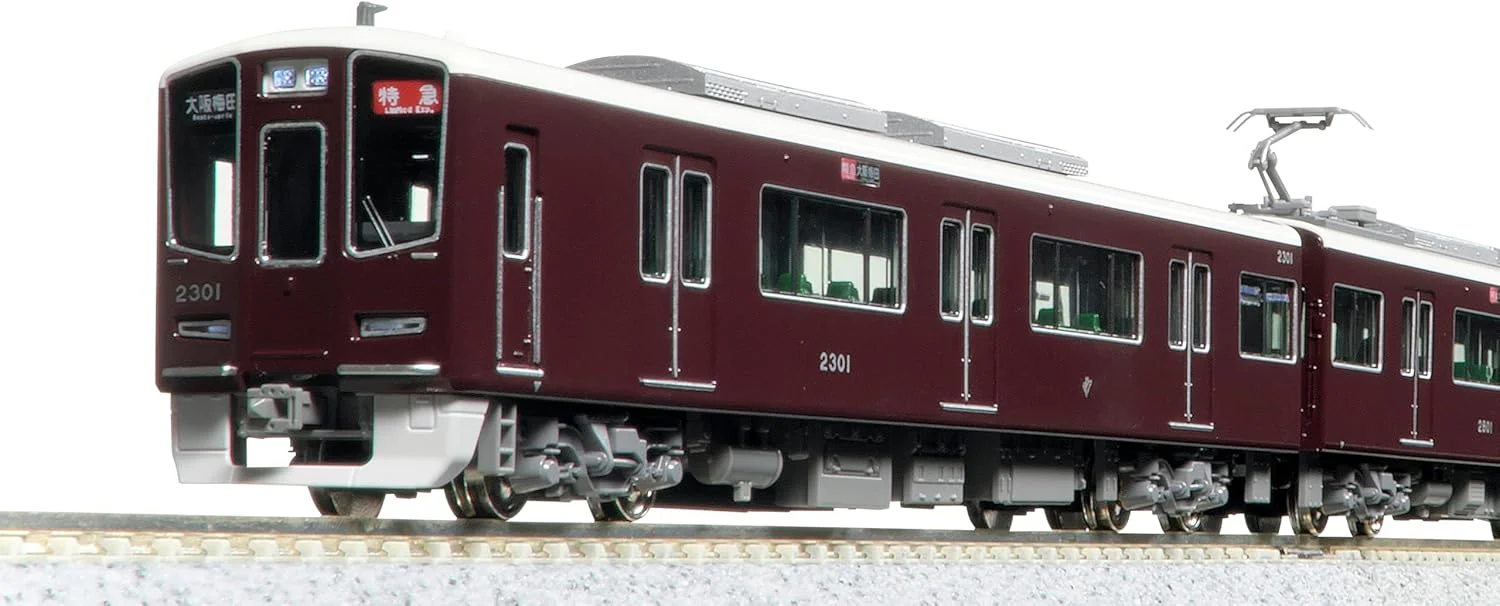 KATO 10-2031 N Gauge Hankyu Railway 2300 Series Kyoto Line Basic Set (4 Cars)