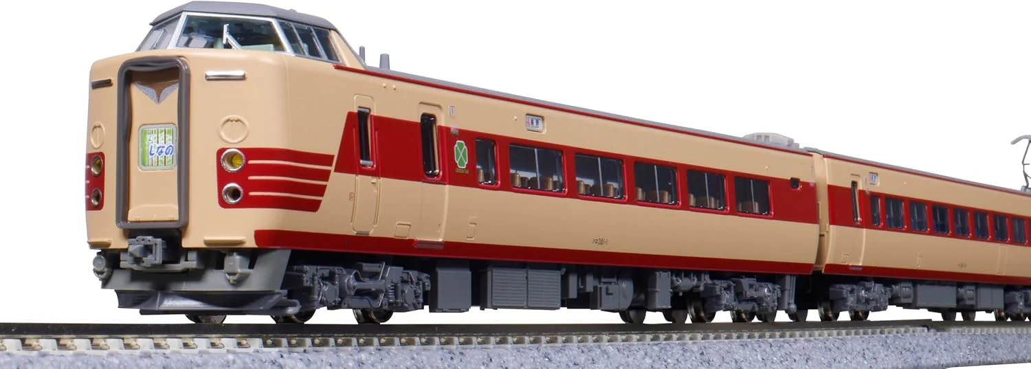 KATO 10-2038 N Gauge 381 Series Shinano (JR Type) 3 Cars Add-on Set - Image 3