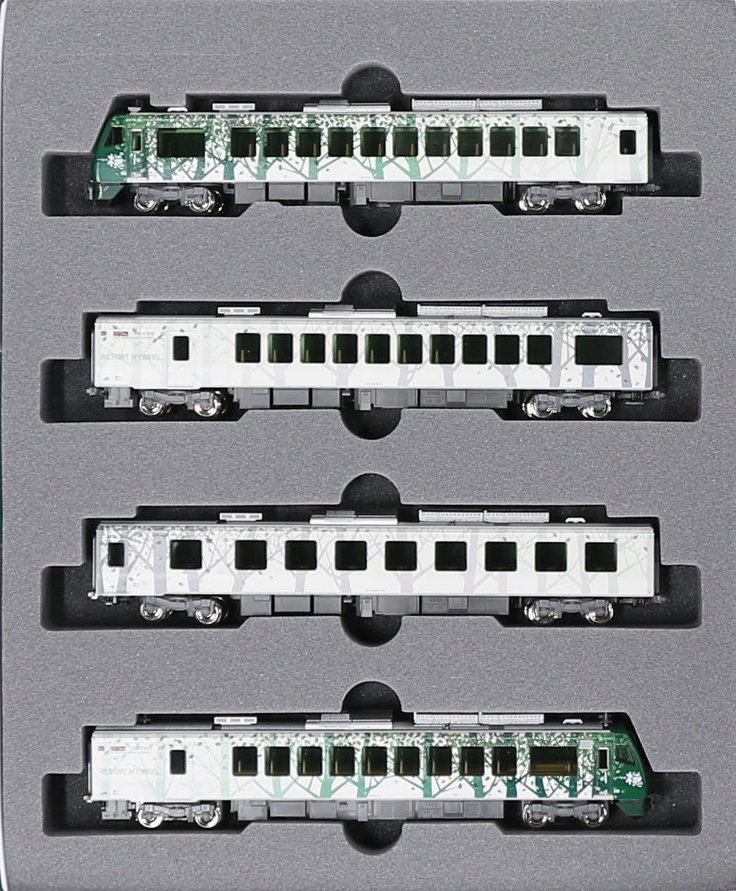 KATO 10-2073 N Gauge HB-E300 Series Resort Shirakami (Aoike Formation) 4 Cars Set - Image 4