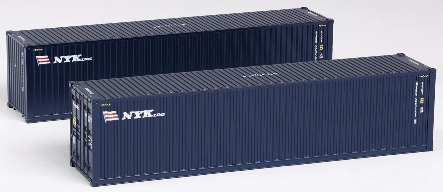 KATO 23-580C N Gauge 40 Feet High Cube Container, NYK Line, 2-pcs - Image 2