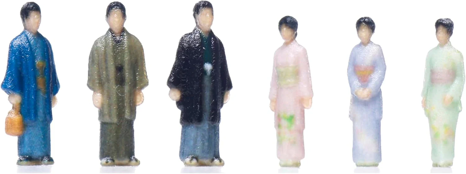 KATO 24-249N N Gauge People in Japanese Clothing 3B: Visiting Kimono