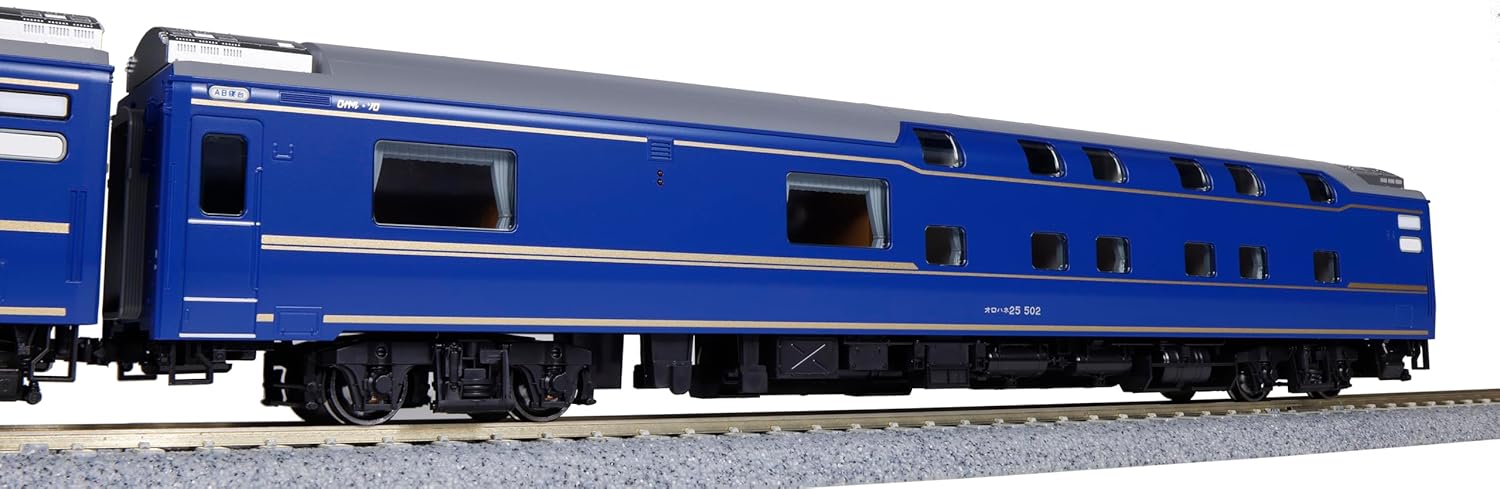 KATO 3-531 HO Gauge 24 Series Sleeper Limited Express Hokutosei Orone 25/Orohane 25 2-Car Set - Image 3