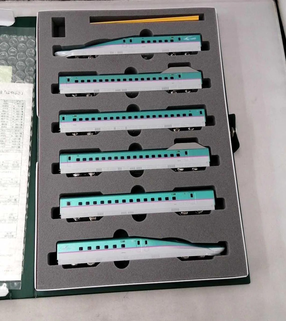 KATO E5 Series Shinkansen 'Hayabusa' 3-Car Basic Set + 3-Car Add-on Set 10-857 10-858 - Image 2