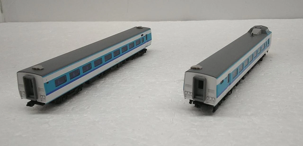 KATO N Gauge 10-1640 381 Series Super Kuroshio Renewal Formation 6-Car Basic Set - Image 8