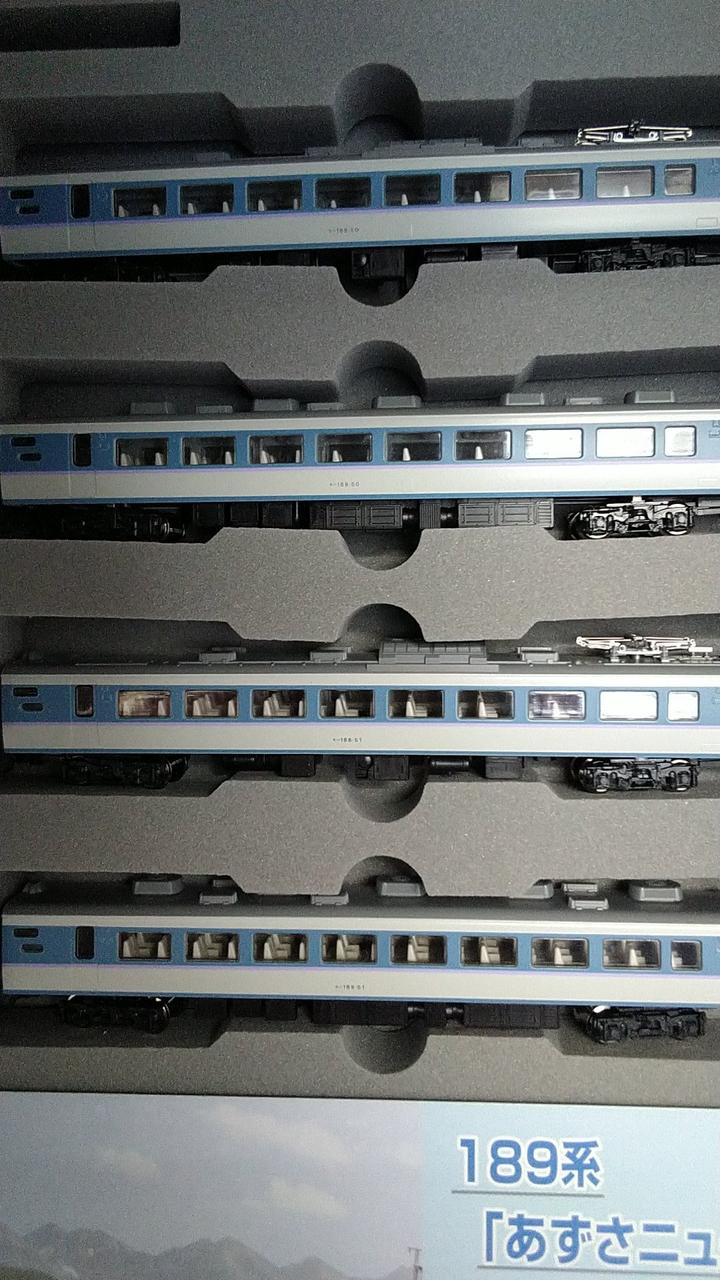 KATO N Gauge 10-427 189 Series Azusa New Color 4-Car Expansion Set - Image 7
