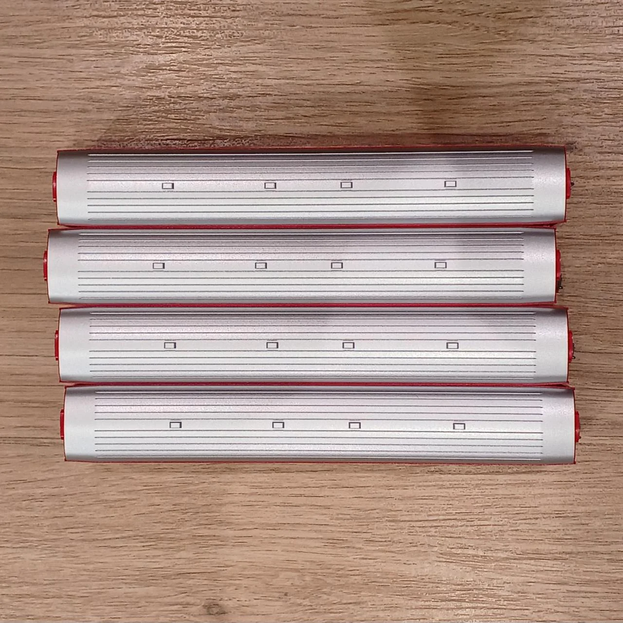 KATO N Gauge Alps Red Passenger Car EWI. 4-Car Set A 10-1413 - Image 2