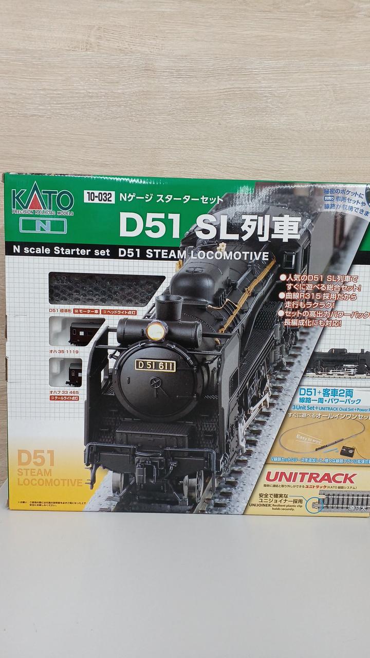 KATO N Gauge Starter Set D51 SL Train