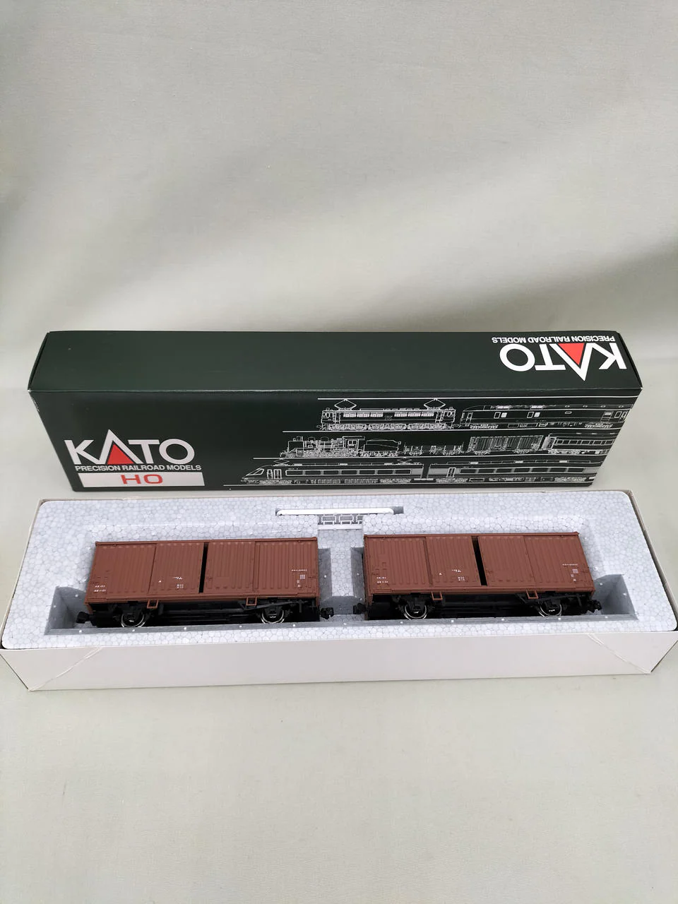 KATO WAMU 80000 Series Covered Boxcar 2 Cars 1-808