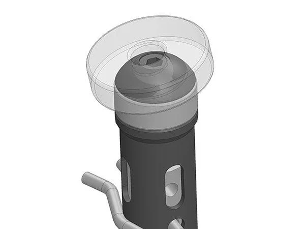 Kawada DB01 MAG BODY MOUNT for FRONT 5mm - Image 2