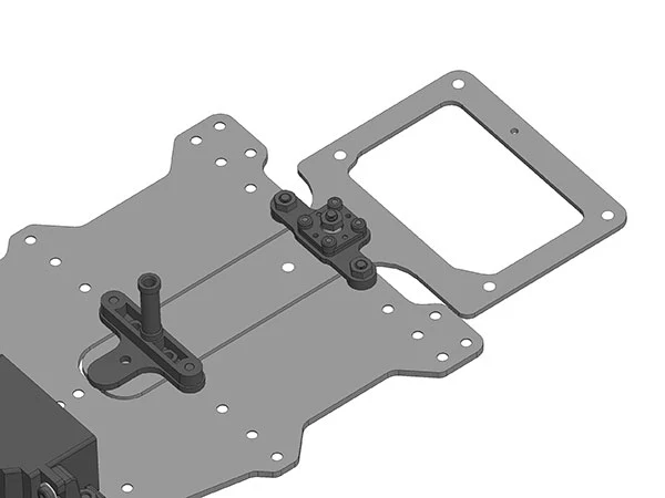 Kawada M333 M300GT2 Chassis Kit 1/12 DD Car FRP Chassis (Mini Rubber Tires) - Image 5