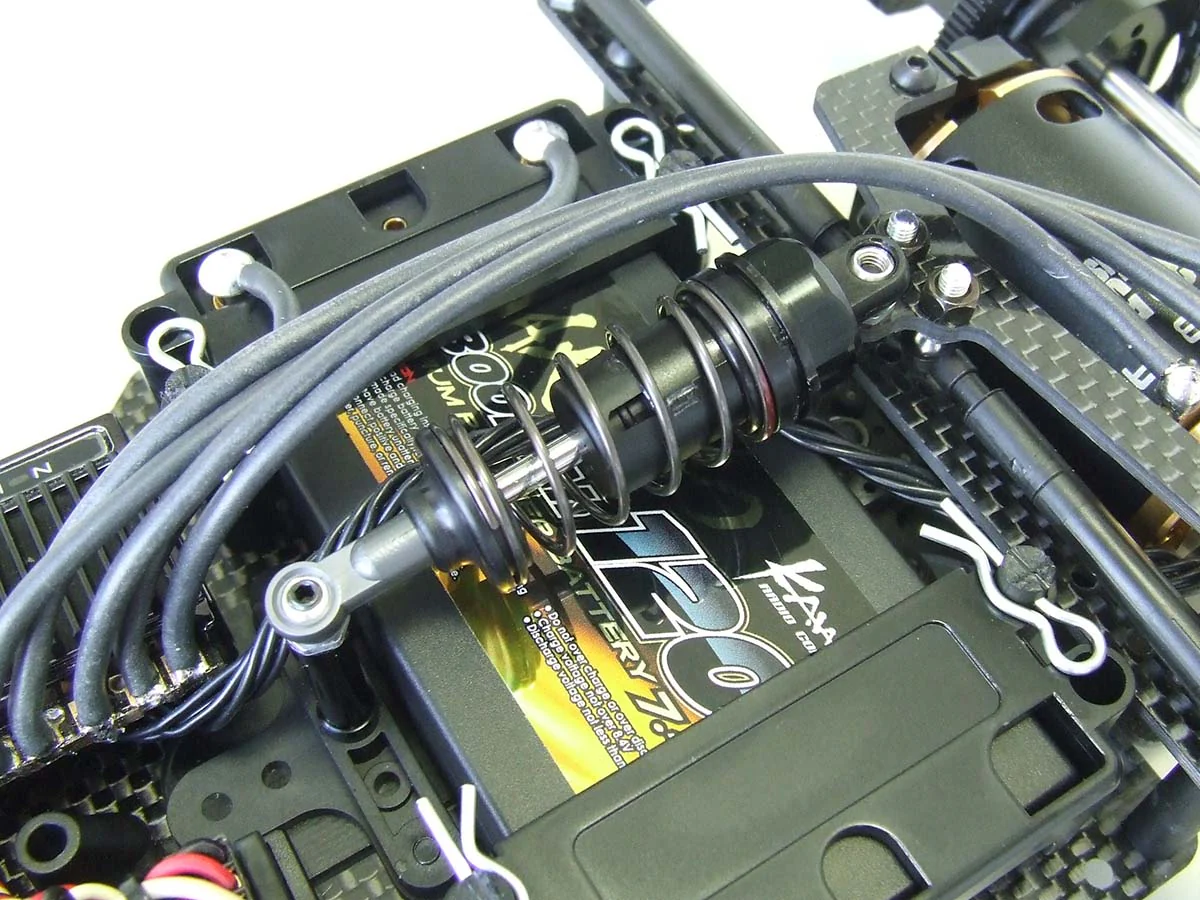 Kawada M334 M300GT2R Chassis Kit 1/12 DD Car Carbon Chassis (Mini Rubber Tires) - Image 5