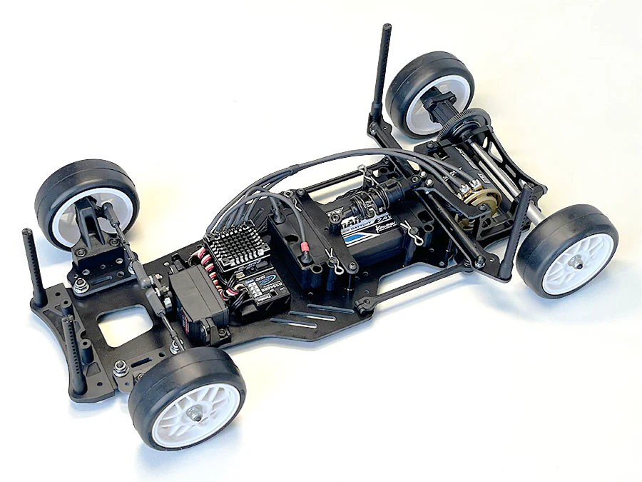 Kawada M5103 M500GT3 Chassis Kit 1/10 DD Car FRP Chassis (TC Rubber Tires)