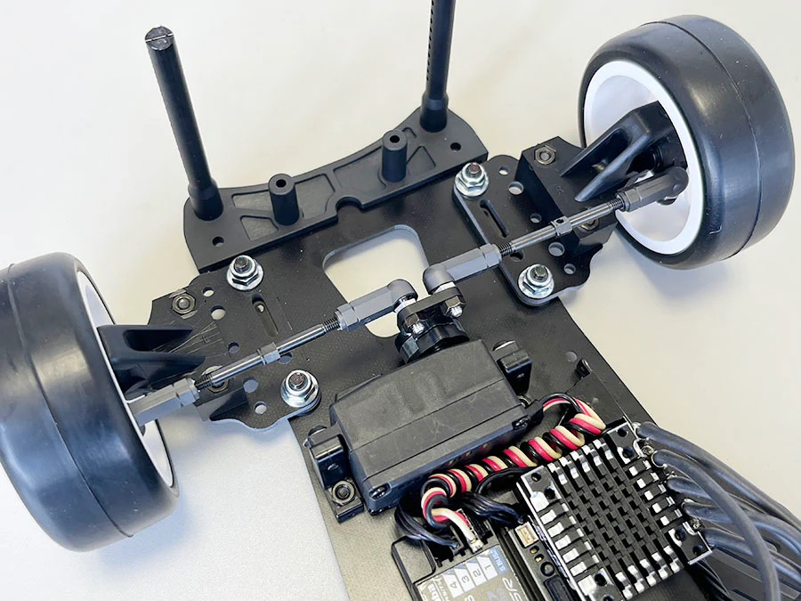 Kawada M5103 M500GT3 Chassis Kit 1/10 DD Car FRP Chassis (TC Rubber Tires) - Image 13