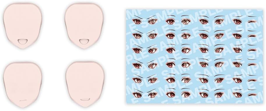 KOTOBUKIYA 1/10 Scale Creative Girl Garden Customized Face & Decal Set, Vol. 1 - Image 3