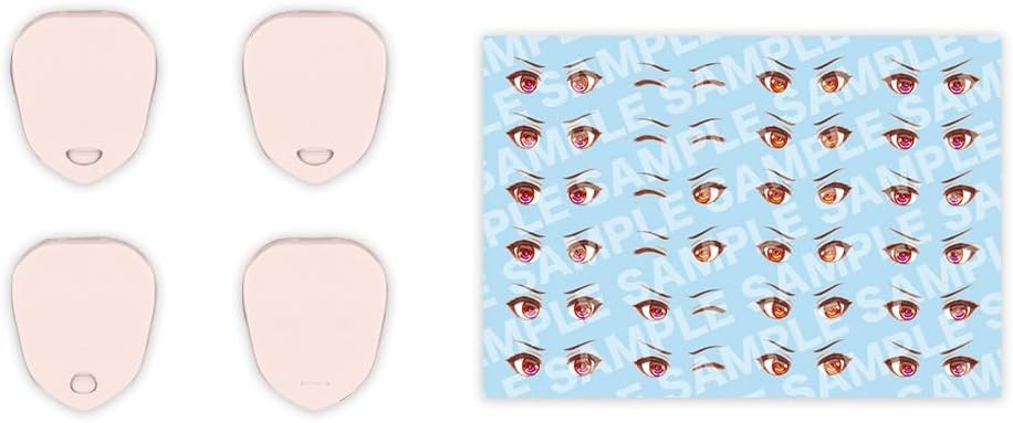 KOTOBUKIYA 1/10 Scale Creative Girl Garden Customized Face & Decal Set, Vol. 2