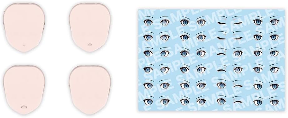 KOTOBUKIYA 1/10 Scale Creative Girl Garden Customized Face & Decal Set, Vol. 3 - Image 3