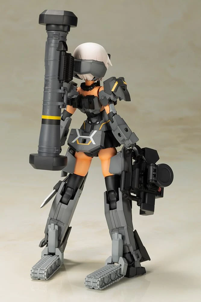 Kotobukiya Frame Arms Girl Gourai Kai [Black] with FGM148 Type Anti-Tank Missile - Image 2