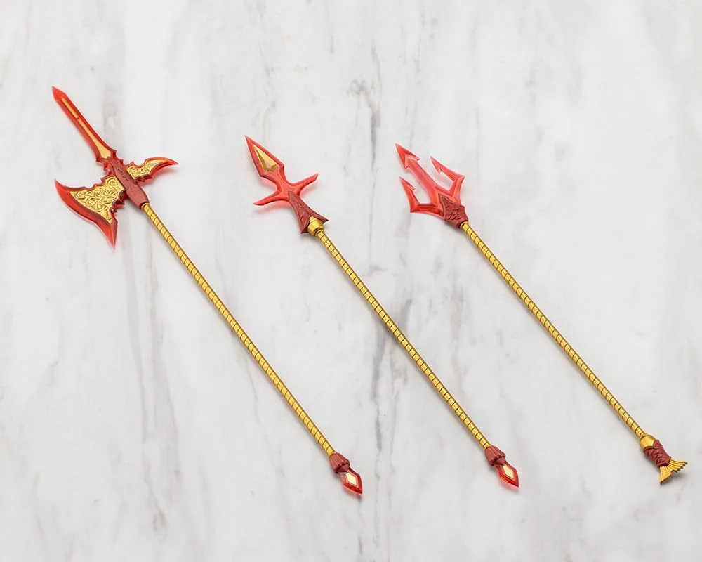 Kotobukiya GE011 M.S.G Modeling Support Goods Virtuous Style 11 Pole Weapon Set Flamerite Ver. - Image 15