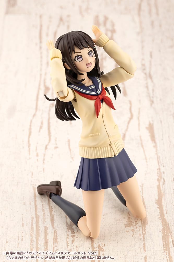Kotobukiya JK058 1/10 Customized Face & Decal Set Vol.5 [Designed by Erika Raguho For Madoka Yuki A] (Sousai Shojo Teien) - Image 5