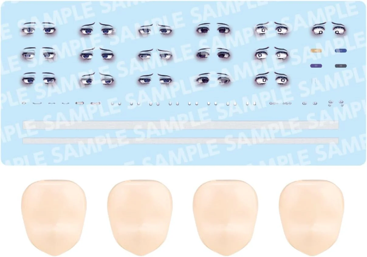 Kotobukiya JK059 1/10 Customized Face & Decal Set Vol.6 [Designed by Amaai] (Sousai Shojo Teien) - Image 18