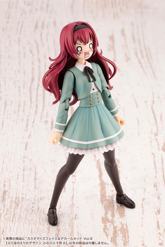 Kotobukiya JK072 1/10 Customized Face & Decal Vol.8 for Emma Koishikawa A (Sousai Shojo Teien) - Image 12