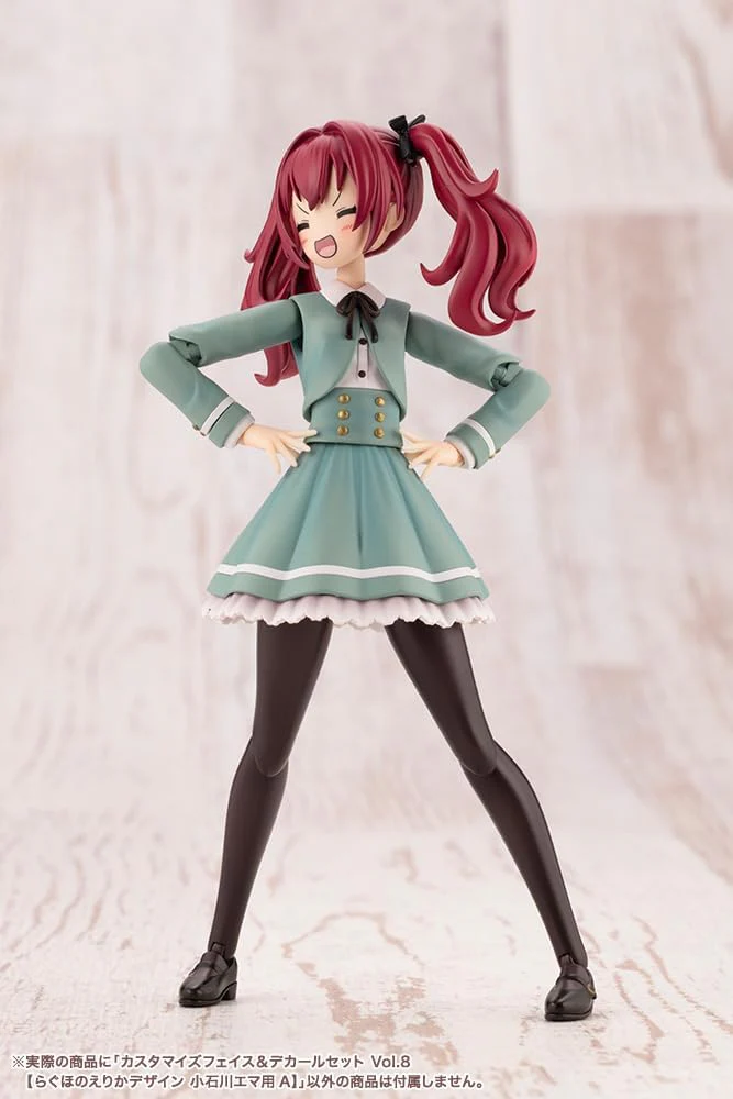 Kotobukiya JK072 1/10 Customized Face & Decal Vol.8 for Emma Koishikawa A (Sousai Shojo Teien) - Image 13
