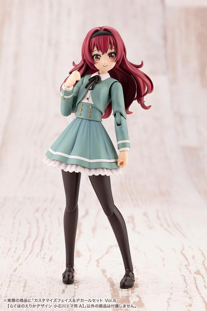 Kotobukiya JK072 1/10 Customized Face & Decal Vol.8 for Emma Koishikawa A (Sousai Shojo Teien) - Image 2