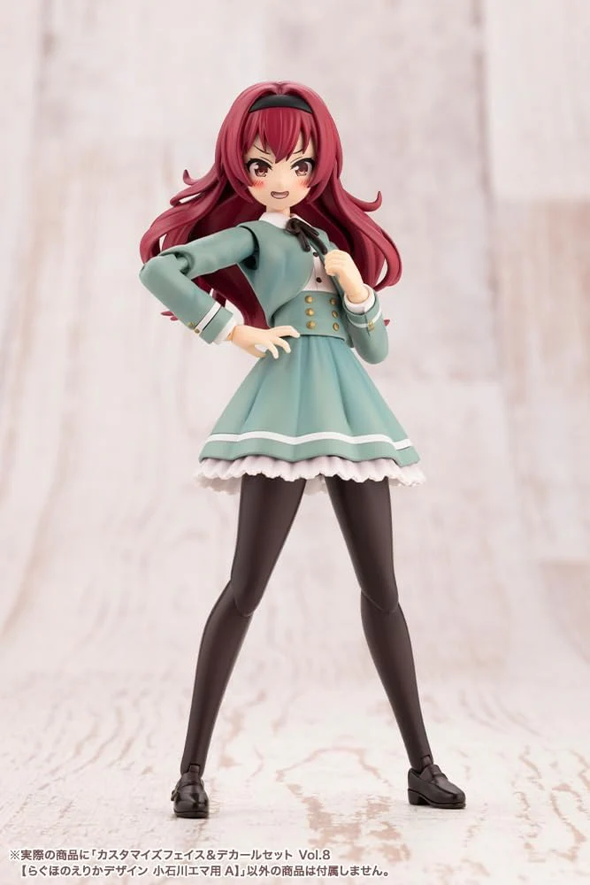 Kotobukiya JK072 1/10 Customized Face & Decal Vol.8 for Emma Koishikawa A (Sousai Shojo Teien) - Image 3