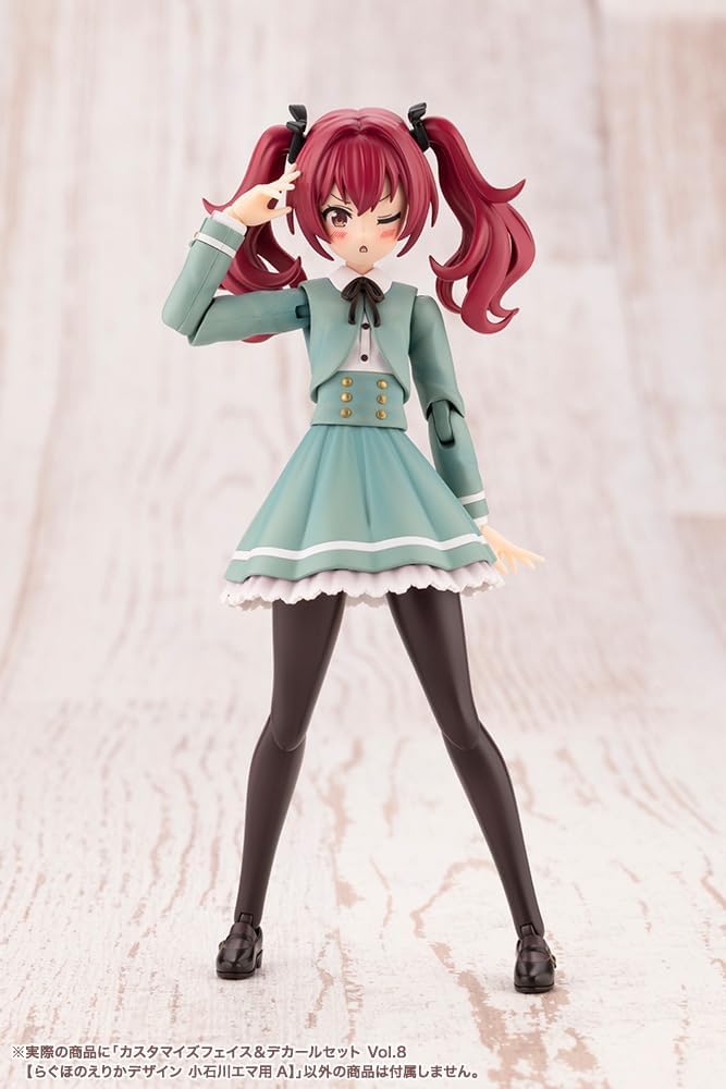 Kotobukiya JK072 1/10 Customized Face & Decal Vol.8 for Emma Koishikawa A (Sousai Shojo Teien) - Image 5