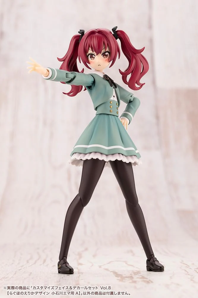 Kotobukiya JK072 1/10 Customized Face & Decal Vol.8 for Emma Koishikawa A (Sousai Shojo Teien) - Image 6