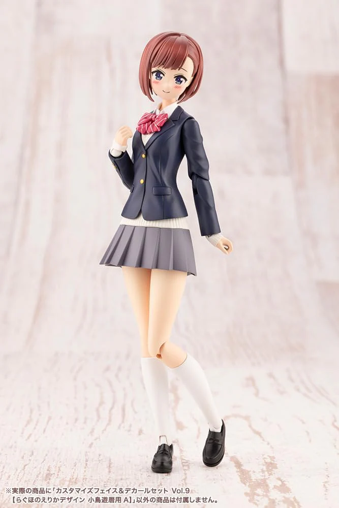 Kotobukiya JK073 1/10 Customized Face & Decal Set Vol.9 for Koyomi Takanashi A (Sousai Shojo Teien) - Image 2