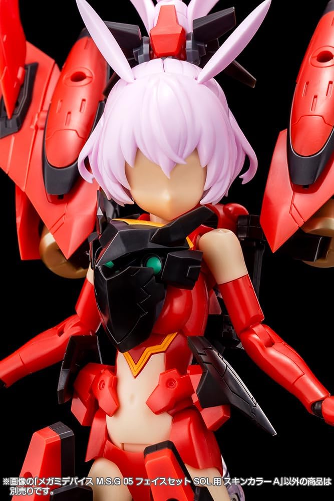 Kotobukiya KP732 Megami Device M.S.G 05 Face Set for SOL Skin Color A - Image 10