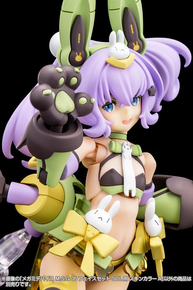 Kotobukiya KP732 Megami Device M.S.G 05 Face Set for SOL Skin Color A - Image 5