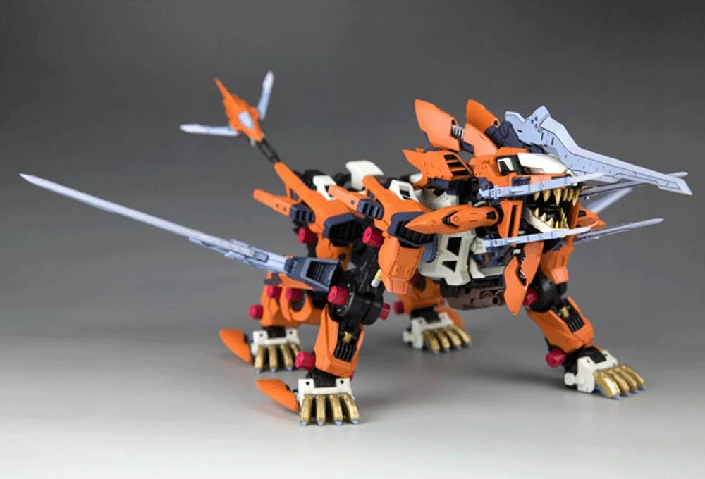 Kotobukiya ZD123R 1/72 HMM ZOIDS RZ-041 Liger Zero Schneider Marking Plus Ver. - Image 5